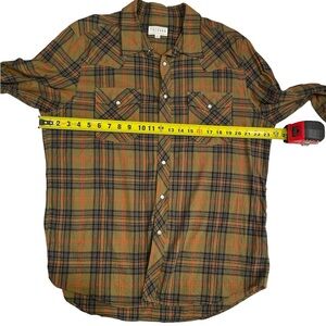 Tecovas Men's Size L Casual Plaid Longsleeve Button Down